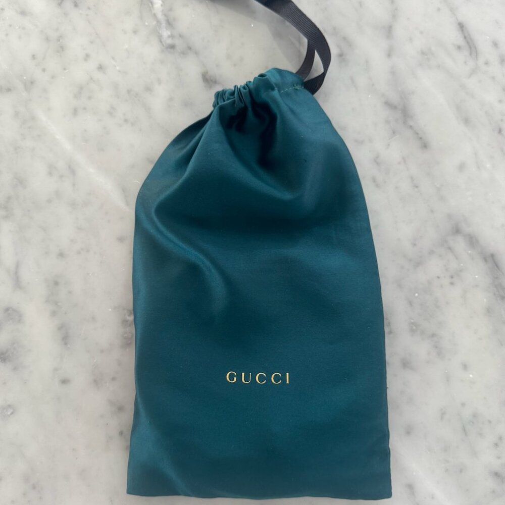 Gucci Vintage Black Leather Belt - Rare! - Picture 12 of 13